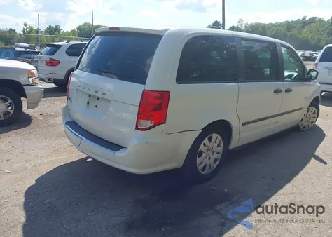 2014 Dodge Grand Caravan American Value Pkg из США, поврежденный, VIN 2C4RDGBG0ER276531